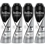 Rexona Men Invisible antiperspirantas pur&scaron;kiklis vyrams be dėmių 150ml x4