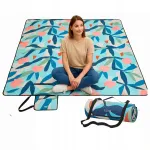 Paplūdimio pledas 200x200cm didelis pikniko pledas - paplūdimio pledai su vandeniui atspariu sluoksniu