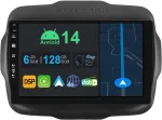 Automagnetola Yuntx 9 colių android 14 automobilinis radijas, skirtas jeep renegade 2015&ndash;2018 | octa core | 6 gb 128 gb | įmontuotas 4g lte | carplay ir android auto | dsp | dab | hdmi | dviejų dažnių wifi | bluetooth