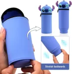 Lakind penalas, penalas ra&scaron;tinės reikmenims, unisex talpus penalas, kosmetinė, penalas, mielos mokyklinės dovanos vaikams, mėlynas penalas, penalas