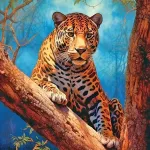 Acudotr Gepard deimantų tapybos rinkinys suaugusiems, 5d deimantų tapybos rinkiniai paveikslai suaugusiems, pasidaryk pats deimantų tapyba deimantų meno rinkinys sienų dekoravimui, 30 x 30 cm