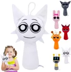 Sprunki pliu&scaron;inis žaislas, 20 cm / 7.87 colio Sprunki mink&scaron;tas žaislas, Sprunki Wenda pliu&scaron;inis žaislas, Sprunki pliu&scaron;iniai žaislai berniukams mergaitėms ir Sprunki gerbėjams gimtadienio dovana, dovanos klasiokams