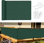 Balkono uždanga nepermatoma 170 g/m&sup2; apsauga nuo vėjo 100 x 500 cm