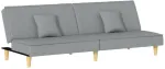 Fotelis Sofa-lova, &scaron;viesiai pilkos spalvos, audinys