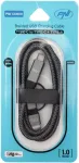 PNI CD600 USB Type-C į Type-C 60W duomenų perdavimo ir įkrovimo laidas + USB Type-C į USB-A adapteris, 1m ilgio