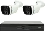 Vaizdo stebėjimo rinkinys NVR POE PNI House IP810, 2 PNI IP8POE kameros, 8MP ir pridedami kabeliai