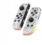 Switch joycon kairysis ir de&scaron;inysis žaidimų valdiklis Rgb ap&scaron;vietimas 5.2 Bluetooth