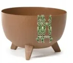 Gėlių vazonas su 3 kojelėmis Roma Eco Wood dubuo 40cm + įdėklas