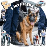Valgomasis torto paplotis 30cm - Policija, policininkas + Vardas + Nemokamai! 24cm 26cm