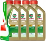 4x Castrol Edge Titanium Fst C3 5w-30 1l alyva / Mb 229.31 229.5 Vw 502 00 505 00 505 01 / 15f7ed