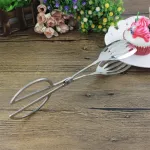 Maisto žnyplės astarye, 2 vnt., nerūdijančio plieno bbq virtuvės žnyplės, skirtos maisto patiekimui, sausainių, tortų žnyplės, virtuvės reikmenys&hellip;