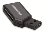 Klaviatūra Skaitytuvas Manhattan 24w1 SD/MicroSD/MMC USB 2.0 (101677)