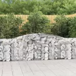 I&scaron;lenkti gabiono krep&scaron;iai, 10vnt., 400x30x80/100cm, geležis