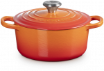 Le Creuset Signature Casserole apvalus puodas, 18 cm | spalva: oranžinė