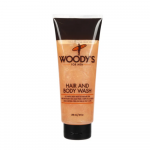 Woody's Hair And Kūno prausiklis prausiklis kūnui ir plaukams, 296 ml