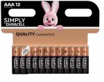 Duracell &scaron;arminiai elementai Simply AAA 12vnt