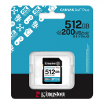 Atminties kortelė Kingston | Canvas Go! Plus | 512 GB | SD | Flash atminties klasė Class 10, UHS-I, U3, V30