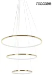 50W LED pakabinamas &scaron;viestuvas RING SLIM S, aukso sp., 3000K