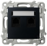 Ospel SZAFIR Lizdas telefonas dvigubas nepriklausomas juoda metalinis GPT-2ZN/m/33