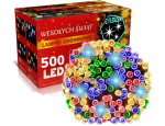 Happy People Kalėdinės lemputės 500 led Kalėdinė girlianda Led 500, 34 metrai Įvairių spalvų K-21