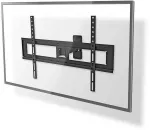 Nedis TVWM1450BK televizorių laikiklis 177,8 cm (70'') Juodas