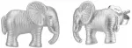 Sidabriniai auskarai Elephant