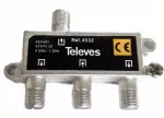 Televes 98cc 3 juostų skirstytuvas 5-1000MHz "F" 6dB - RTV002864