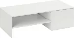 Koduva Reguliuojamas kavos staliukas, baltas, 110 x 52 x 36 cm