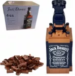 3D statybiniai blokeliai Jack Daniels butelio modelio dekoracija, kolekcionuojama suaugusiems