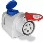 Plastrol Lizdas siłowe stałe 5p + gniazdo 250v 2p+su