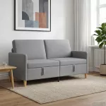 Sofa su saugojimo vieta &Scaron;viesiai pilka 172 x 78 x 87 cm
