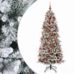 Dirbtinė kalėdinė eglutė su rutuliuku 210 cm 300 LED