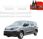 GrizzGlass bespalvė apsauginė plėvelė BodyShield ant slenksčių, skirta Peugeot Partner (2018-2026) [6w1] (GRZ22385)