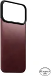 Dėklas Nomad Magnetinė odinė nugarėlė, bordo (Horween), Magsafe - iPhone 18 Pro/17 Pro