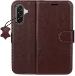 Telforceone Smart Luxe odinis dėklas Samsung Galaxy S25 FE / S26 FE rudas