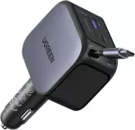 UGREEN automobilinis įkroviklis 145 W su USB-C kabeliu ir 4 prievadais EC604