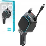 Greitas automobilinis įkroviklis su laidu telefonui Pd 96w Usb Usb-c 3a Qc