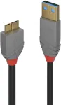 Lindy Usb 3.0 A į Micro-b kabelis, 2m, Anthra Line