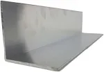 Aliuminio kampuotas ruo&scaron;inys aliuminio profilio kampainis (80 x 40 x 4 x 2000 mm)