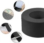 Lufdegim mink&scaron;tos grindjuostės, 2 ritiniai, lipnios, 38 mm x 3,2 m, pvc virtuvės kra&scaron;to juosta, lipni sandarinimo juosta, grindjuostė, lipni virtuvei ir voniai, tualetui (juoda)