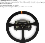 70 mm vairo rato stebulės adapteris, skirtas G25 G27 G29 G920, suderinamas su 13, 14 colių vairais, pakaitinis automobilio vairo rato adapteris, pagamintas i&scaron; aliuminio lydinio
