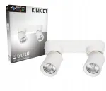 Masterled Baltas Led lubinis &scaron;viestuvas Gu10, judinamas, 2 lempos