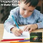 Art 72 Spalvoti Pie&scaron;tukai Metalinėje Dėžutėje - Profesionalūs Mediniai Pie&scaron;tukai Vaikams ir Suaugusiems