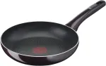 Tefal D52202 Resist Intense keptuvė 20 cm, neprideganti danga, atspari liepsnai, termo signalas, gili forma, lengvai valoma, saugi, bordo raudona