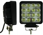 Darbinis &scaron;viestuvas 16 led 48w ce 12-24v mega galia i&scaron;sklaidyta
