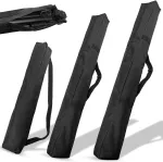 Sdwfxd Trikojo krep&scaron;ys 60 cm / 90 cm / 117 cm nailoninis ne&scaron;iojamas krep&scaron;ys su rankena mikrofonui, trikojo stovui, skėčiui, &scaron;viesos stovams, strėlės laikikliui, juodas, ne&scaron;iojamas