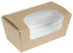 Ekologi&scaron;kos tortų dėžutės su langu (500 vnt.)