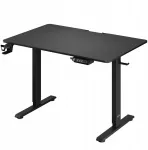 Casaria elektrinis reguliuojamo auk&scaron;čio stalas juodas 110x60 cm