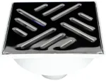 Hydroland Trapas 15x15cm 50 metalinės grotelės vertikalus nutekėjimas ik175