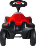 BabyGo Bobby Car Next 2.0 Raudonas vaiki&scaron;kas automobilis su Led žibintais